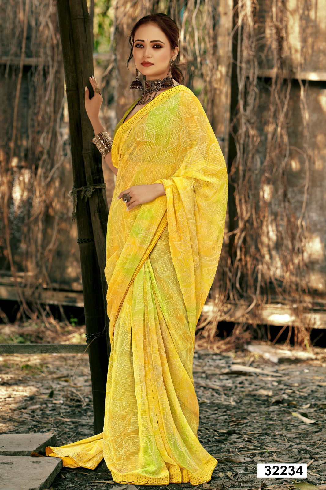 Canon Vol 2 By Vallabhi Georgette Printed Daily Wear Saree Exporters In India